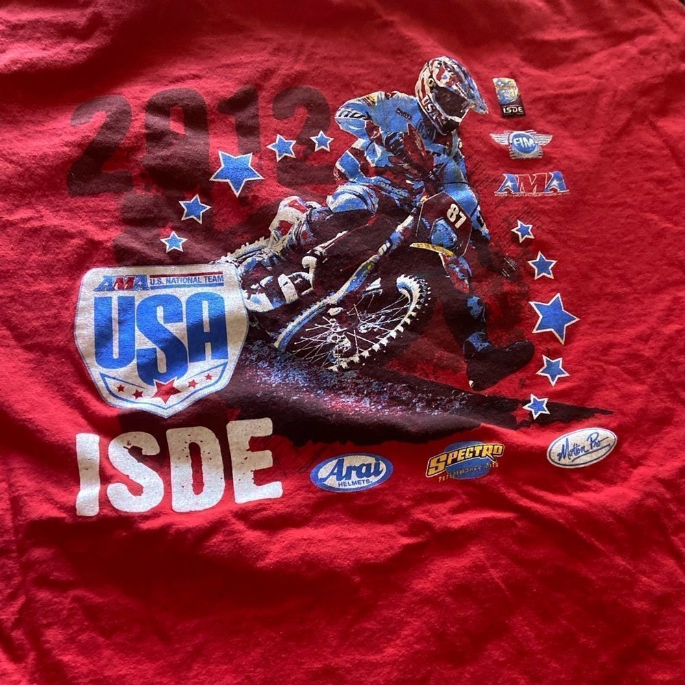 2012 AMA US national team isde T shirt